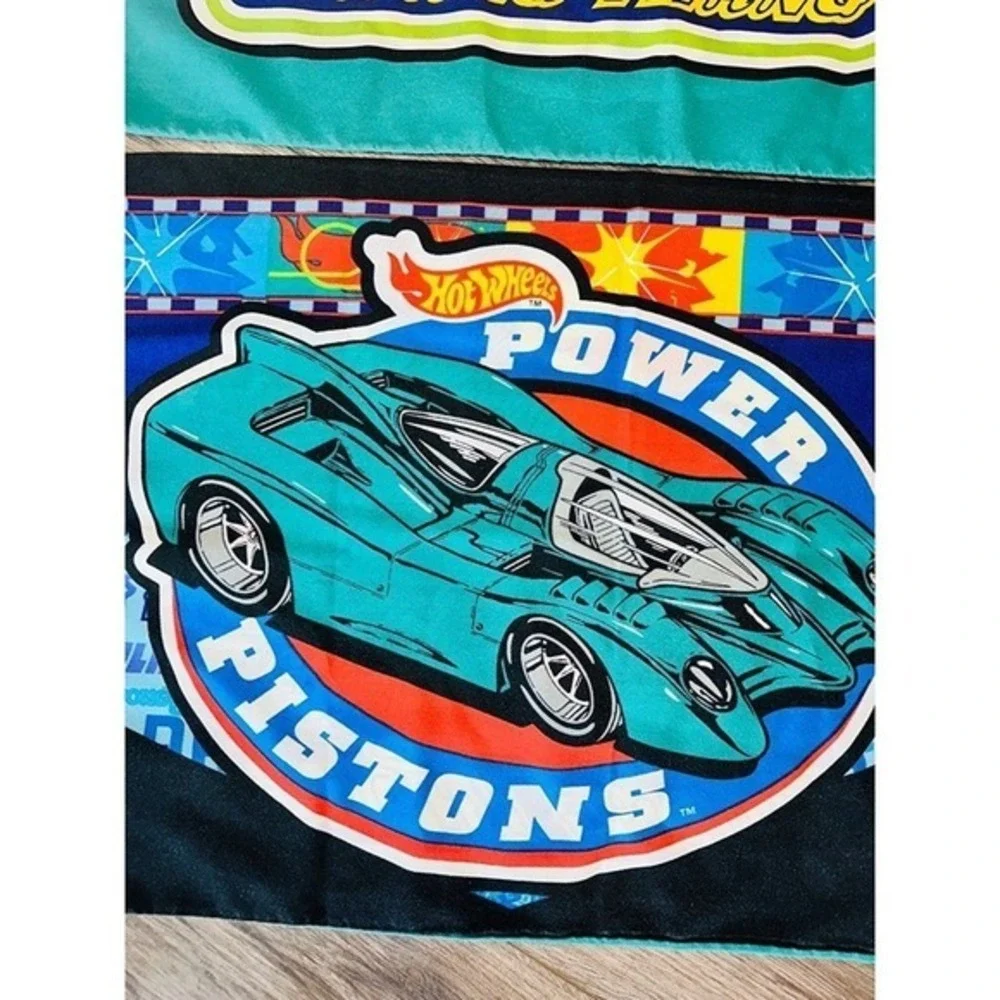 Vintage Hot Wheels Pillow Cases Twang Thang Power Pistons 1997 Mattel N3‎